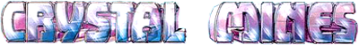 Crystal Mines logo for NES